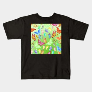 Summer Butterflies Kids T-Shirt